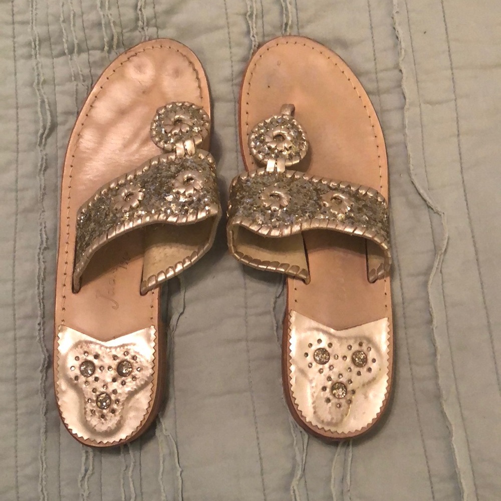 Glittery Jack Rogers